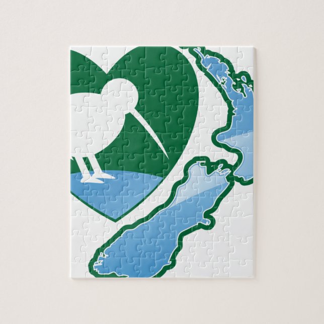 Quebra-cabeça Pássaro impressionante do quivi de Nova Zelândia (Vertical)