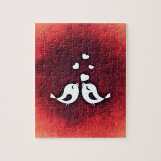 Quebra-cabeça Pássaros apaixonados