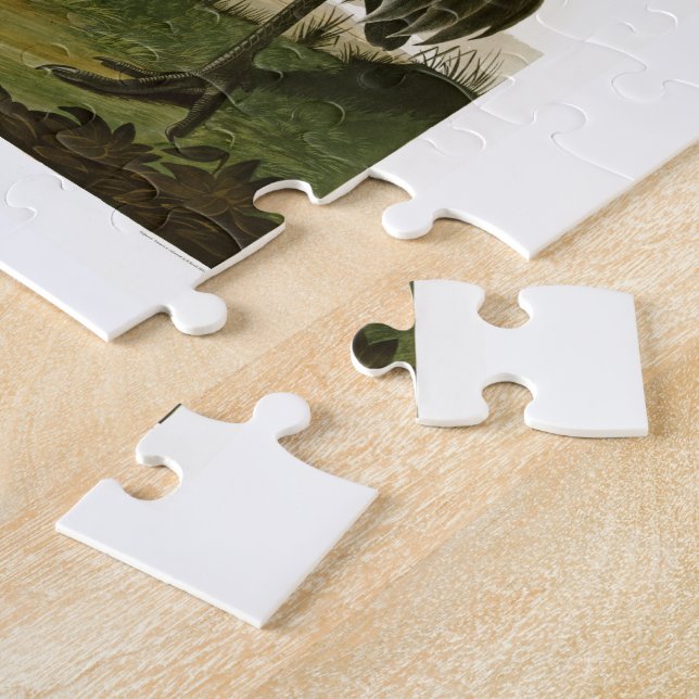 Quebra-cabeça Pássaros de John James Audubon do guindaste de (Lateral)