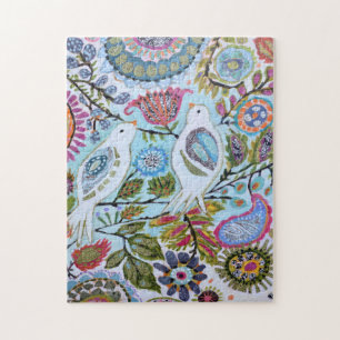 Quebra-cabeça Pássaros de Papel I