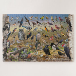 Quebra-cabeça Pássaros do Quintal de Minnesota