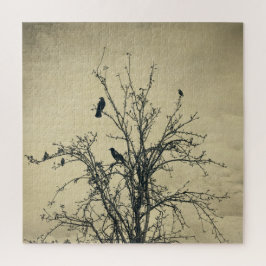 Quebra-cabeça Pássaros na árvore   -    