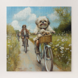 Quebra-cabeça Passeio de Bicicleta com Amigos