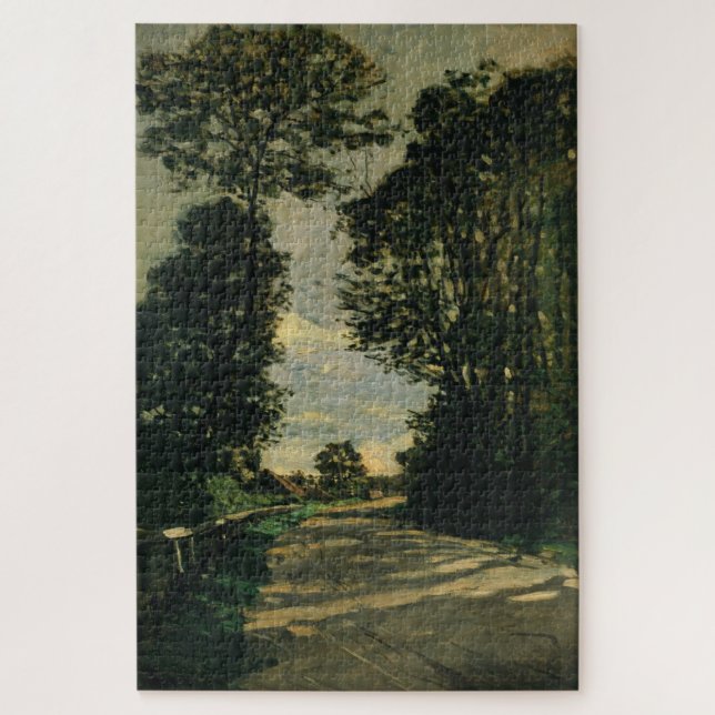 Quebra-cabeça Passeio pela Claude Monet Farm Road (Vertical)