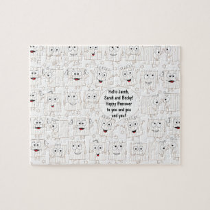 Quebra-cabeça Passover Funny Matzah Joke Puzzle for Kids