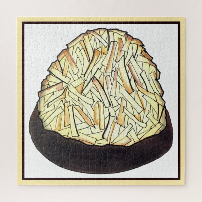 Quebra-cabeça Passover Macaroon Cookie Jewish Bakery Kosher Comi (Vertical)