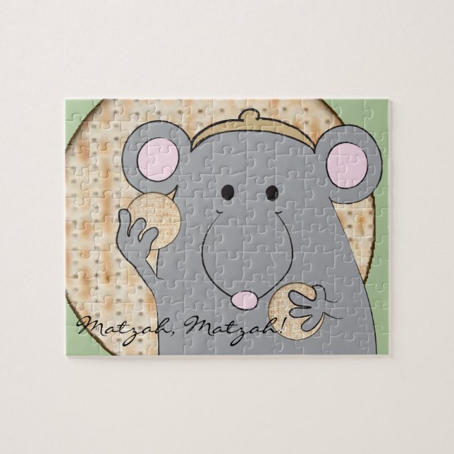 Quebra-cabeça Passover "Matzah, Matzah!" Puzzle for Kids (Horizontal)