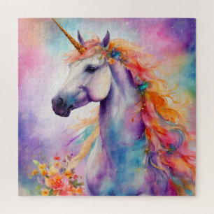 Quebra-cabeça Pastel Color Unicorn