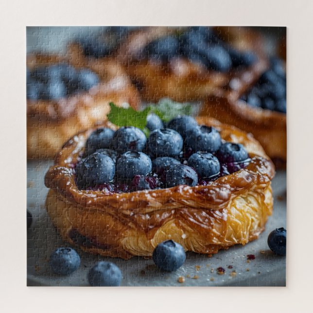Quebra-cabeça Pastel Dinamarquês de Mirtilo (Vertical)