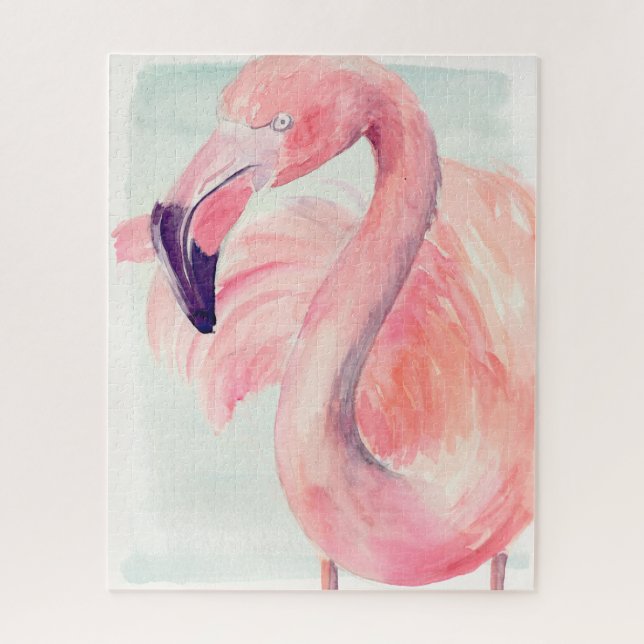Quebra-cabeça Pastel Flamingo (Vertical)