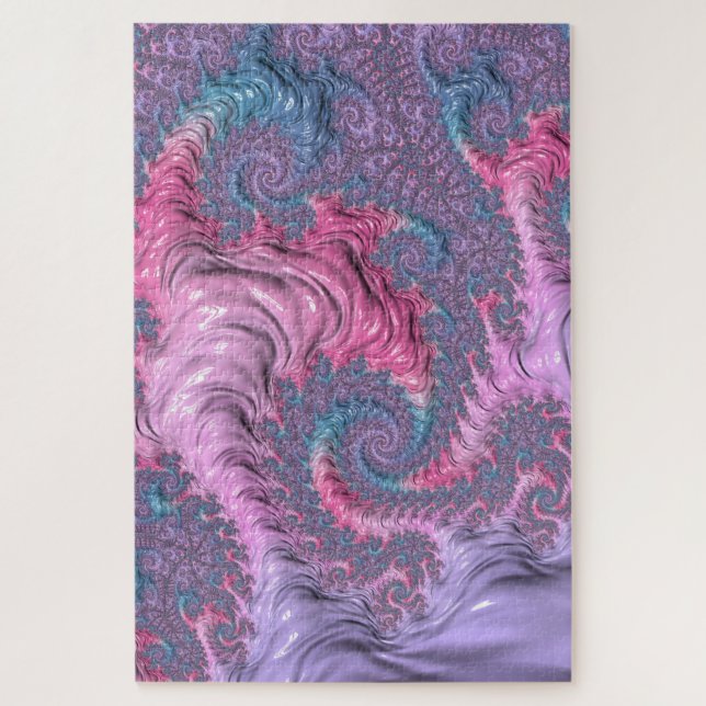 Quebra-cabeça Pastel Fractal (Vertical)