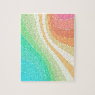 Quebra-cabeça Pastel Swirls