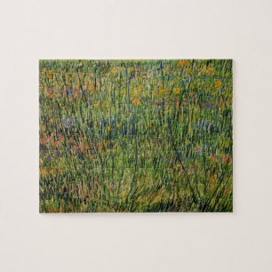 Quebra-cabeça Pasto em Flor por Vincent van Gogh