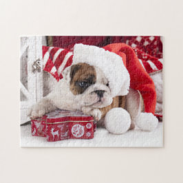 Quebra-cabeça Patas 11x14 do papai noel