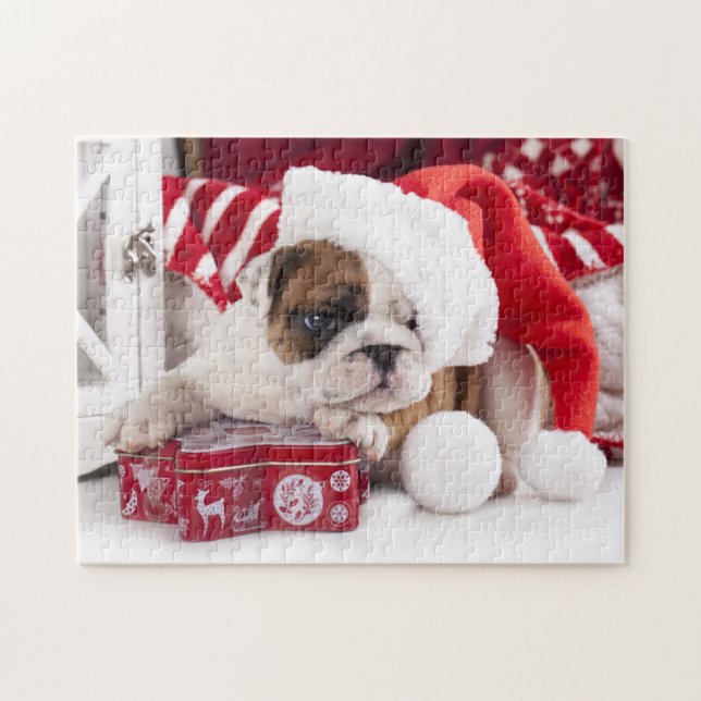 Quebra-cabeça Patas 11x14 do papai noel (Horizontal)