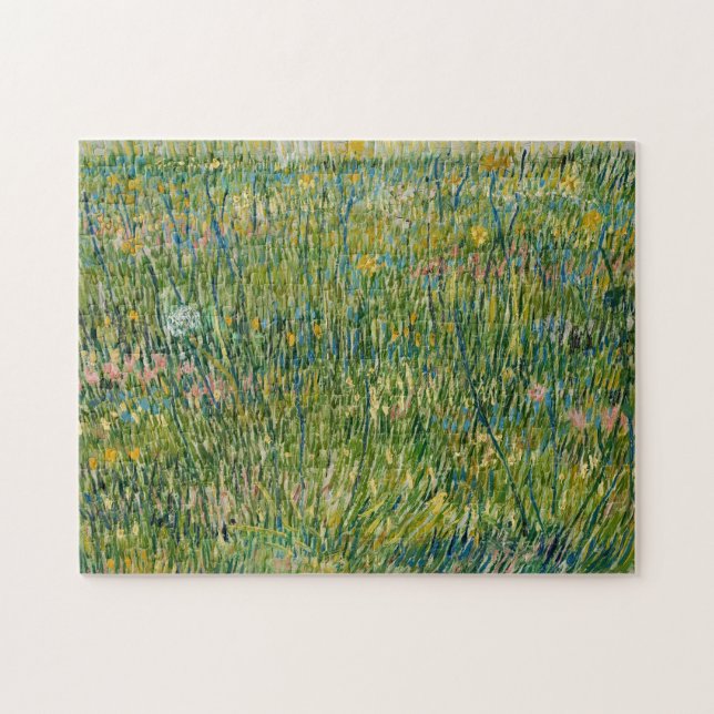 Quebra-cabeça Patch da grama | Vincent van Gogh (Horizontal)