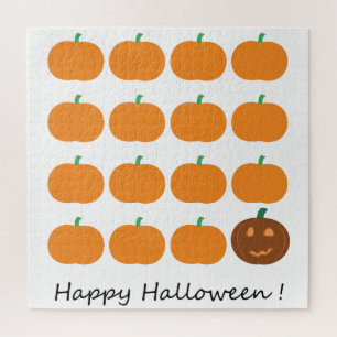 Quebra-cabeça Patch de Abóbora Feliz Halloween