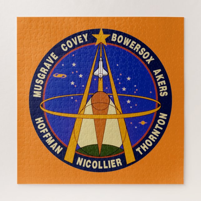 Quebra-cabeça Patch De Missão Sts-61 (Vertical)