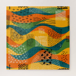 Quebra-cabeça Patchwork da moda: Arte Abstrato não dulante