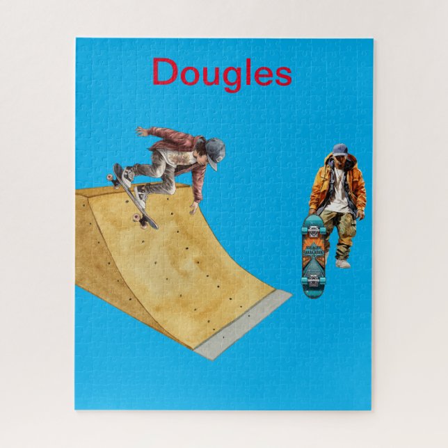 Quebra-cabeça Patinação de amigos (Vertical)