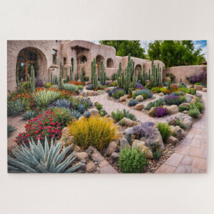 Quebra-cabeça Pátio Xeriscapado