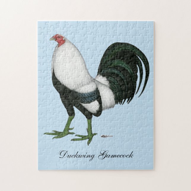 Quebra-cabeça Pato Prateado de Gamecock (Vertical)