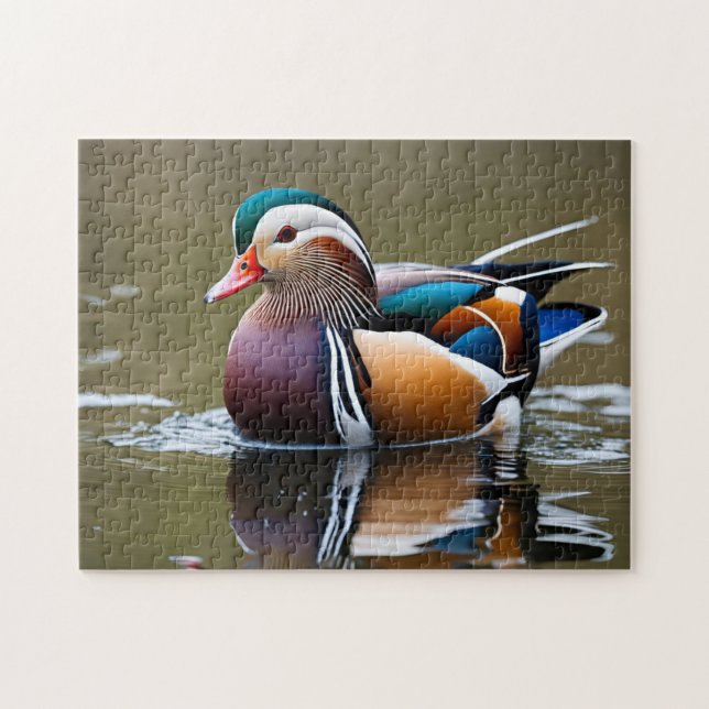 Quebra-cabeça Pato-real vibrante (Horizontal)