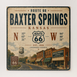 Quebra-cabeça Patrimônio Histórico da Rota 66 no Kansas