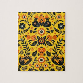 Quebra-cabeça PATTERN no Folk Art Design