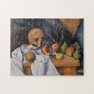 Quebra-cabeça Paul Cezanne - A Vida Estática com o Crânio