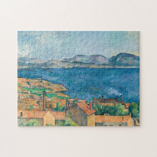 Quebra-cabeça Paul Cezanne - Baía de Marselha, Vista de Estaque (Horizontal)