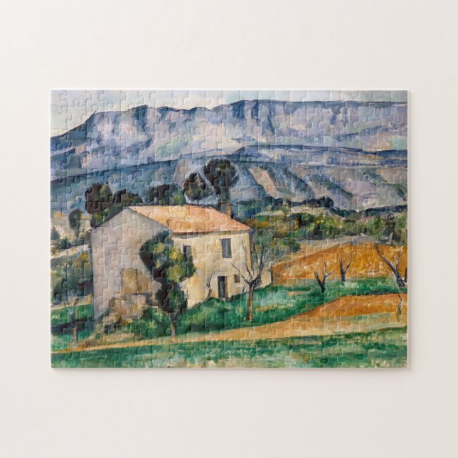 Quebra-cabeça Paul Cezanne - Casa na Provença (Horizontal)