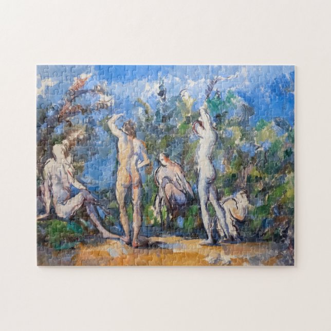 Quebra-cabeça Paul Cezanne - Cinco Banhistas (Horizontal)
