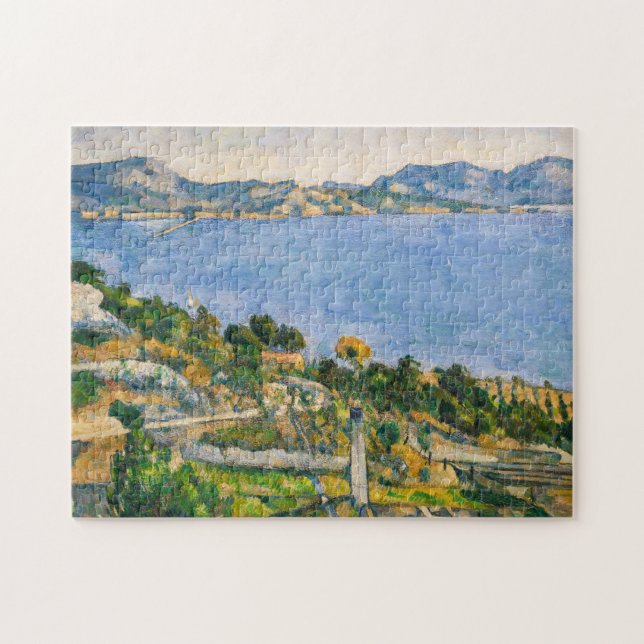 Quebra-cabeça Paul Cezanne - Golfo de Marselha visto de Estaque (Horizontal)
