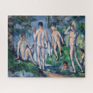 Quebra-cabeça Paul Cezanne - Grupo dos Bathers