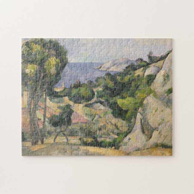 Quebra-cabeça Paul Cezanne | L'Estaque (Horizontal)