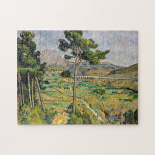 Quebra-cabeça Paul Cezanne - Mont Sainte-Victoire e Viaduto