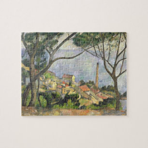 Quebra-cabeça Paul Cezanne o mar no l'Estaque, 1878