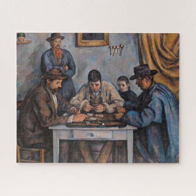 Quebra-cabeça Paul Cezanne - Os Jogadores De Cartão (Horizontal)