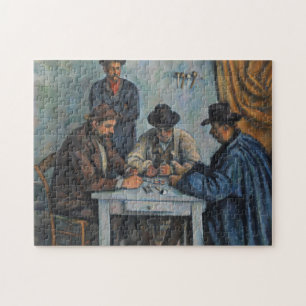 Quebra-cabeça Paul Cezanne   os jogadores de cartão