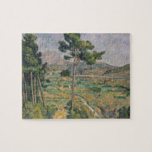 Quebra-cabeça Paul Cezanne   Paisagem com viaduto