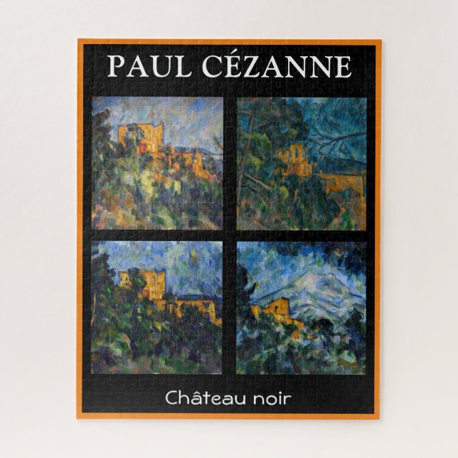 Quebra-cabeça Paul Cezanne - Seleção de Chateau Noir de Masterca (Vertical)