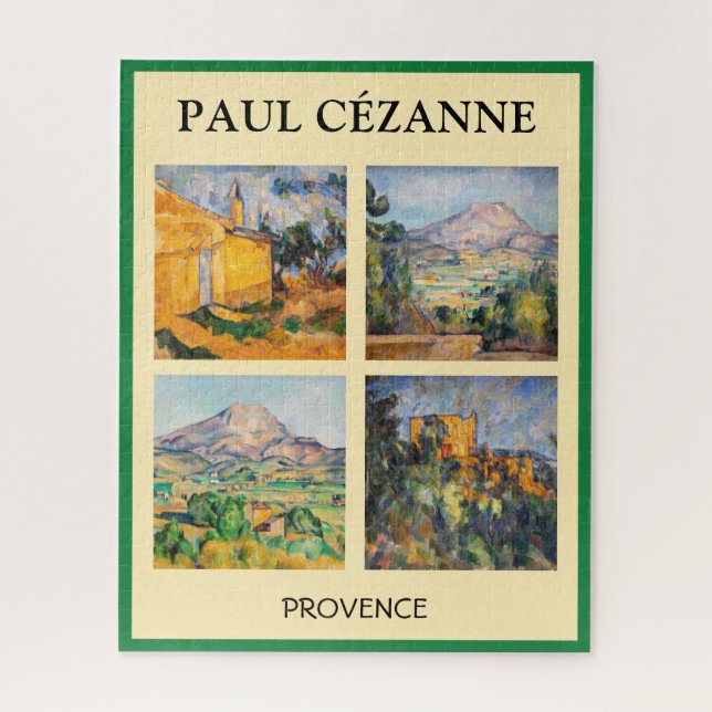 Quebra-cabeça Paul Cezanne - Seleção de Mastercastas Paisagem (Vertical)