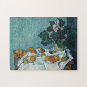 Quebra-cabeça Paul Cezanne   Vida Estática com Maçãs e um Pot