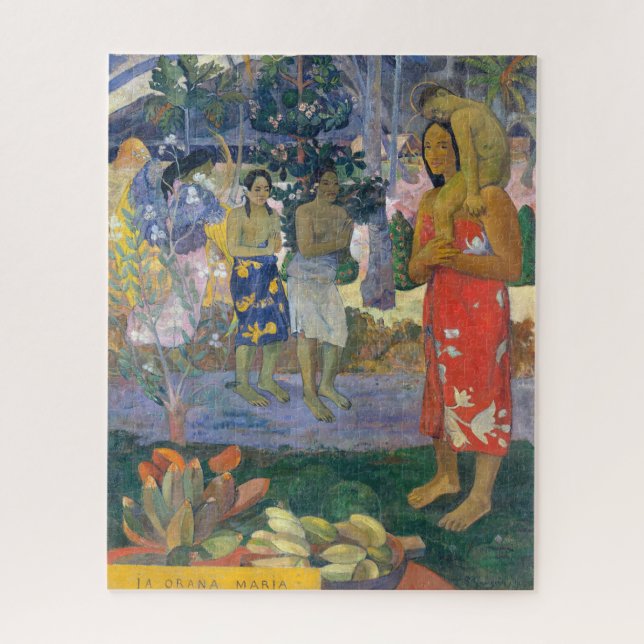 Quebra-cabeça Paul Gauguin - Ave Maria / Ia Orana Maria (Vertical)