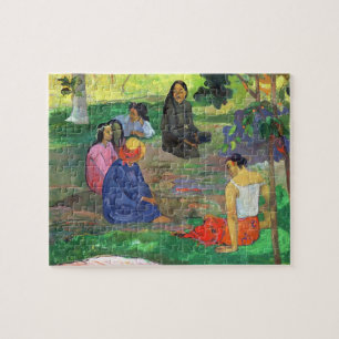 Quebra-cabeça Paul Gauguin   Les Parau Parau (Gossipers)