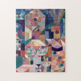 Quebra-cabeça Paul Klee, Burggarten (1919) - Colorido