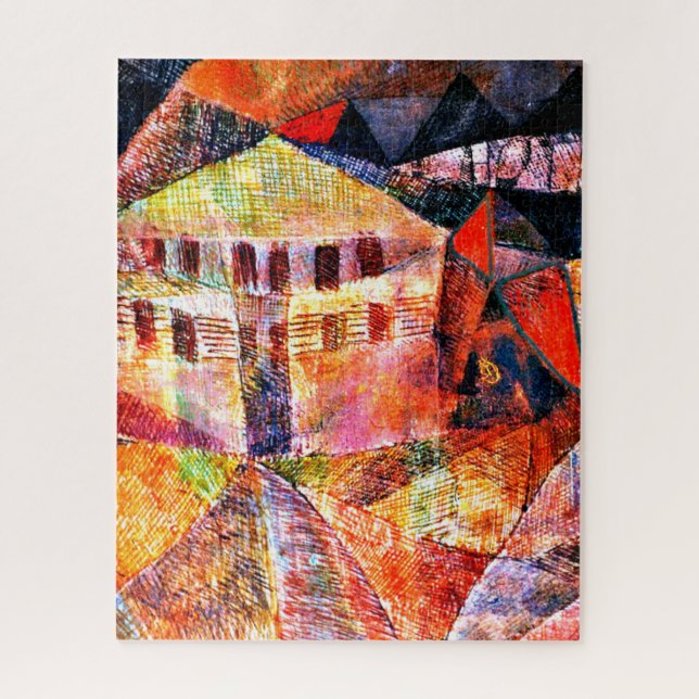 Quebra-cabeça Paul Klee, O Hotel, (Vertical)