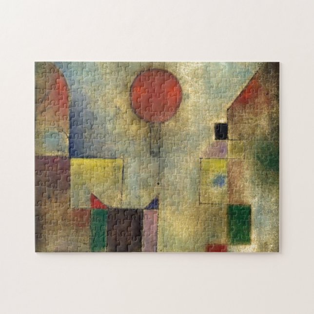 Quebra-cabeça Paul Klee Red Balloon - Abstrato de Pintura (Horizontal)