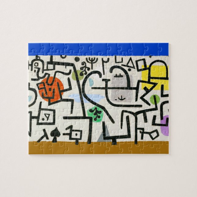 Quebra-cabeça Paul Klee Rich Harbor Expressionismo Abstrato (Horizontal)